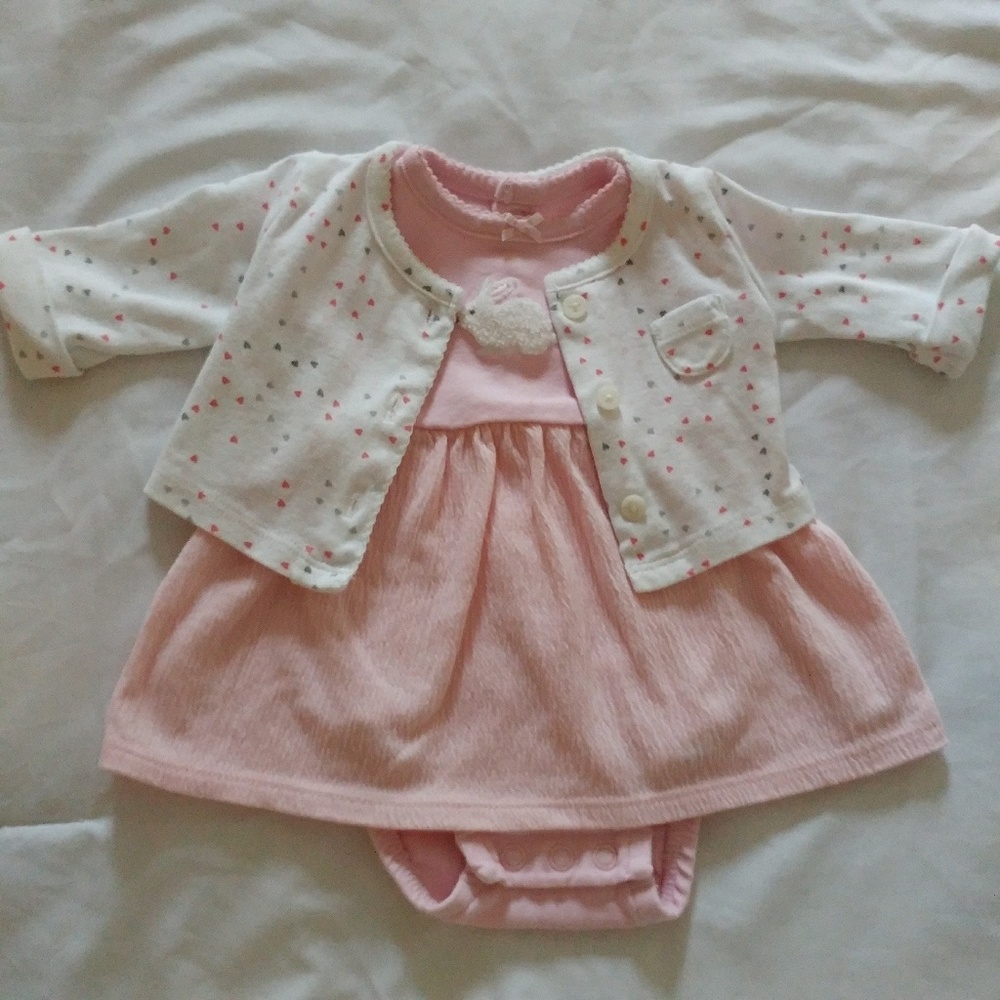 Hearts and Bunny 2 pc